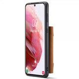 Dg.Ming Samsung Galaxy S22 Plus Deksel M2 Series Avtakbart Kortholder Brun