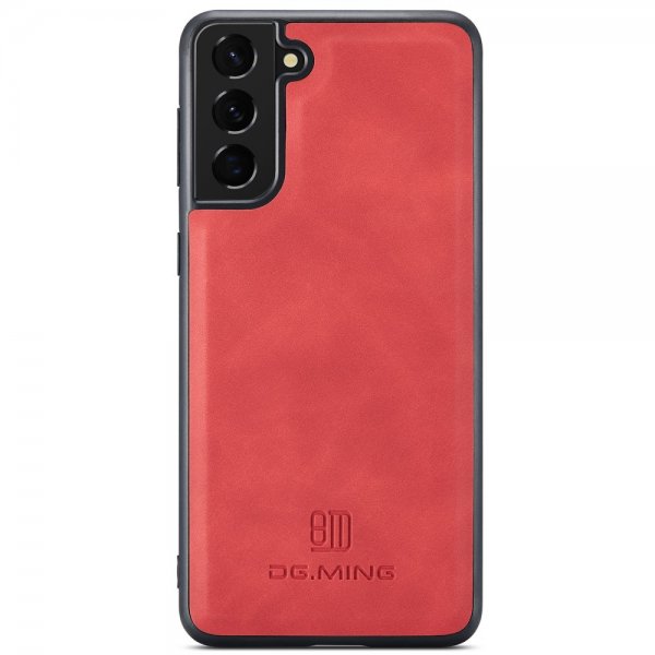 Dg.Ming Samsung Galaxy S22 Plus Deksel M2 Series Avtakbart Kortholder Rød