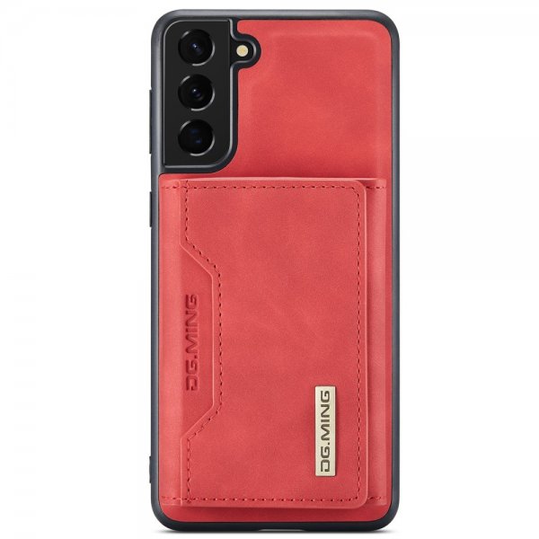 Dg.Ming Samsung Galaxy S22 Plus Deksel M2 Series Avtakbart Kortholder Rød