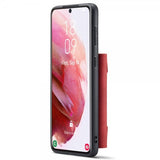 Dg.Ming Samsung Galaxy S22 Plus Deksel M2 Series Avtakbart Kortholder Rød