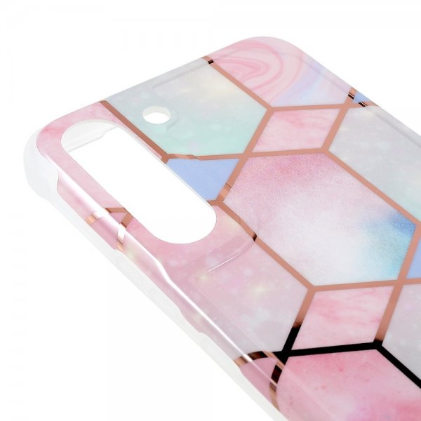 Samsung Galaxy S22 Plus Deksel Marmor Rosa