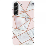 Samsung Galaxy S22 Plus Deksel Marmor Hvit