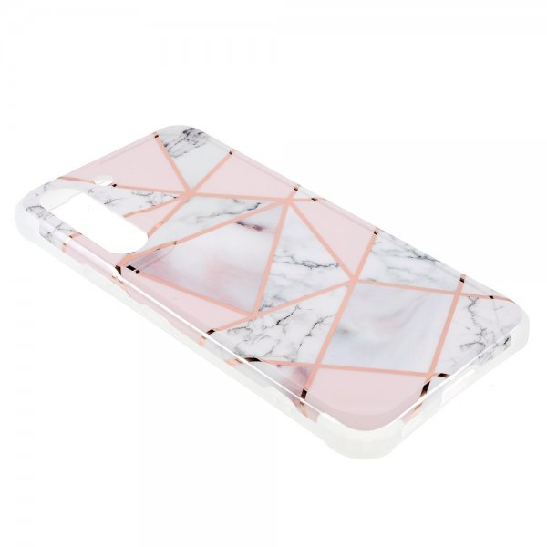 Samsung Galaxy S22 Plus Deksel Marmor Hvit