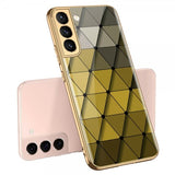 GKK Samsung Galaxy S22 Plus Deksel Motiv Gula Trekanter