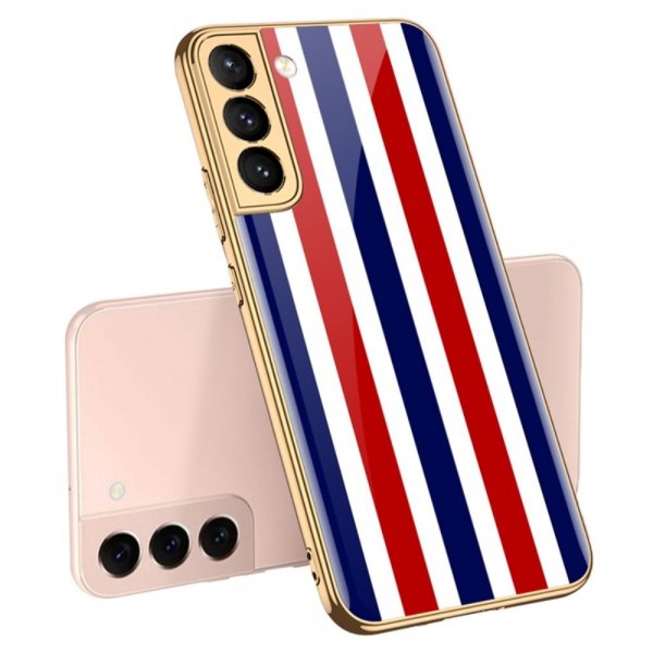 GKK Samsung Galaxy S22 Plus Deksel Motiv Stripes