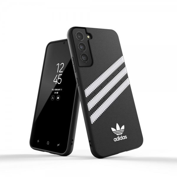 Adidas Samsung Galaxy S22 Plus Deksel Moulded Case PU Svart Hvit