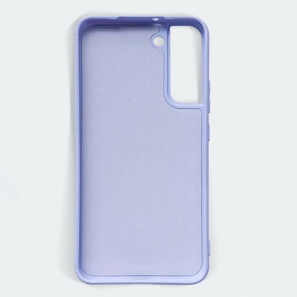 Samsung Galaxy S22 Plus Deksel Silikon Kortlomme Lilla