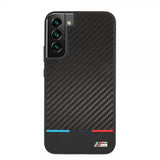 BMW Samsung Galaxy S22 Plus Deksel Tricolor Stripe Carbon Svart