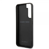 Ferrari Samsung Galaxy S22 Plus Deksel Vertical Stripe Metal Logo  Svart
