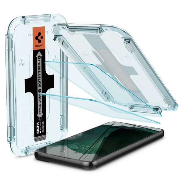 Spigen Samsung Galaxy S22 Plus Skjermbeskytter GLAS.tR EZ Fit 2-pack