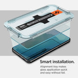 Spigen Samsung Galaxy S22 Plus Skjermbeskytter GLAS.tR EZ Fit 2-pack