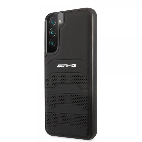 AMG Samsung Galaxy S22 Deksel Debossed Lines Svart
