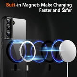 Samsung Galaxy S22 Deksel Farget Kant MagSafe Svart