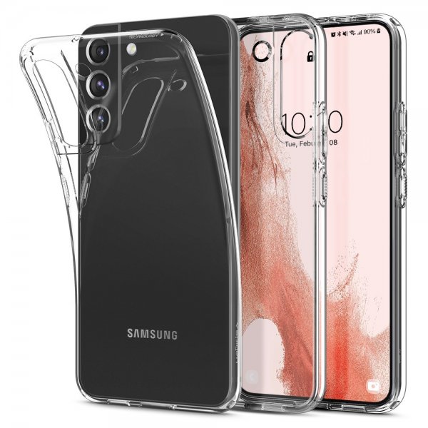 Spigen Samsung Galaxy S22 Deksel Liquid Crystal Crystal Clear