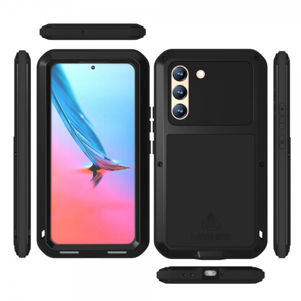 Love Mei Samsung Galaxy S22 Deksel Powerful Case Svart