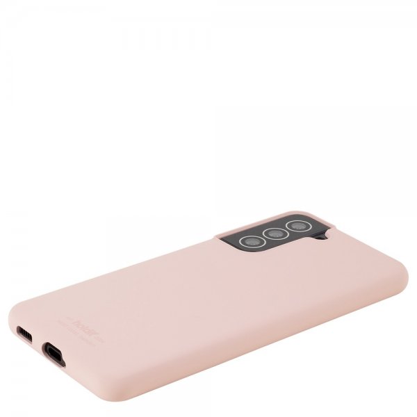 holdit Samsung Galaxy S22 Deksel Silikon Blush Pink