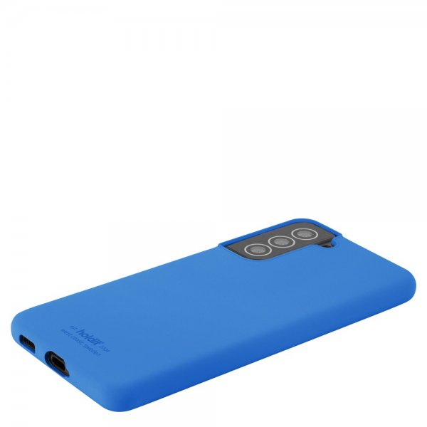 holdit Samsung Galaxy S22 Deksel Silikon Sky Blue