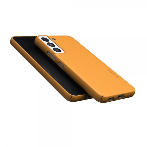 Nudient Samsung Galaxy S22 Deksel Thin Case V3 Saffron Yellow