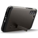Spigen Samsung Galaxy S22 Deksel Tough Armor Gunmetal