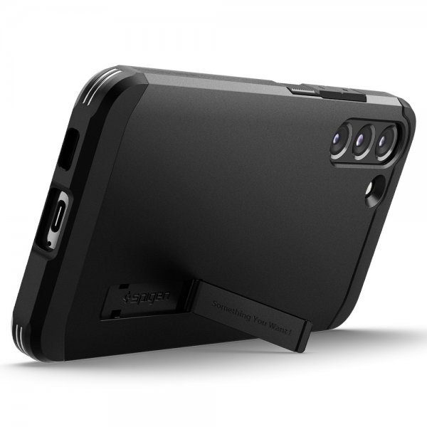 Spigen Samsung Galaxy S22 Deksel Tough Armor Svart