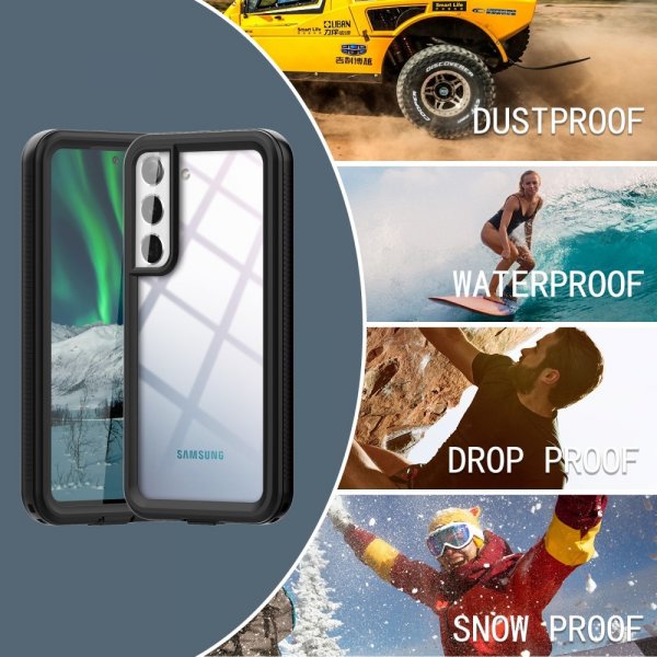 Redpepper Samsung Galaxy S22 Deksel Vanntett IP68 Svart