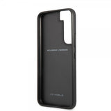 Ferrari Samsung Galaxy S22 Deksel Vertical Stripe Metal Logo  Svart