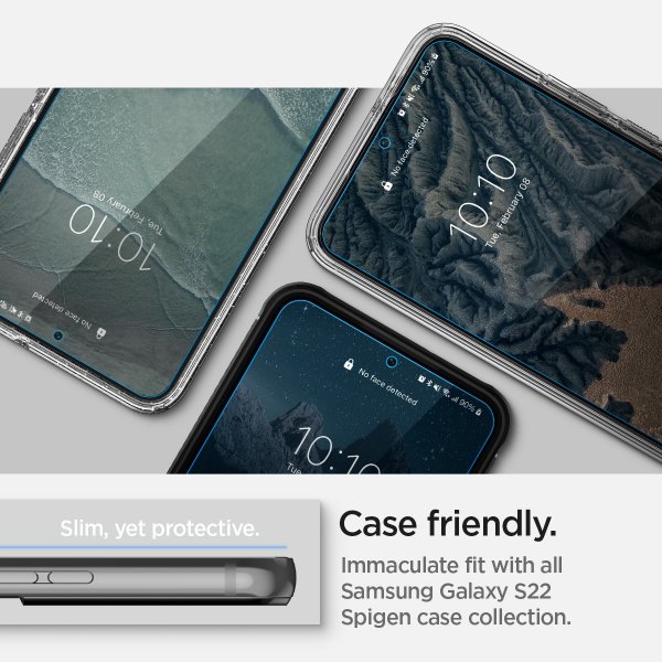 Spigen Samsung Galaxy S22 Skjermbeskytter Neo Flex 2-Pack