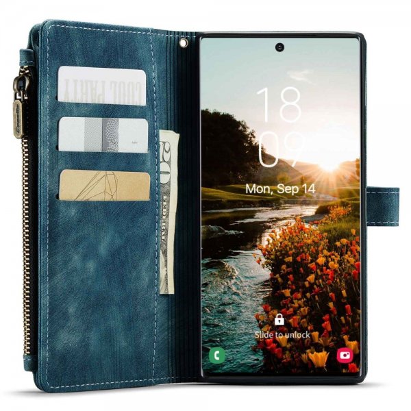 CaseMe Samsung Galaxy S22 Ultra Etui C30 Series Petrol