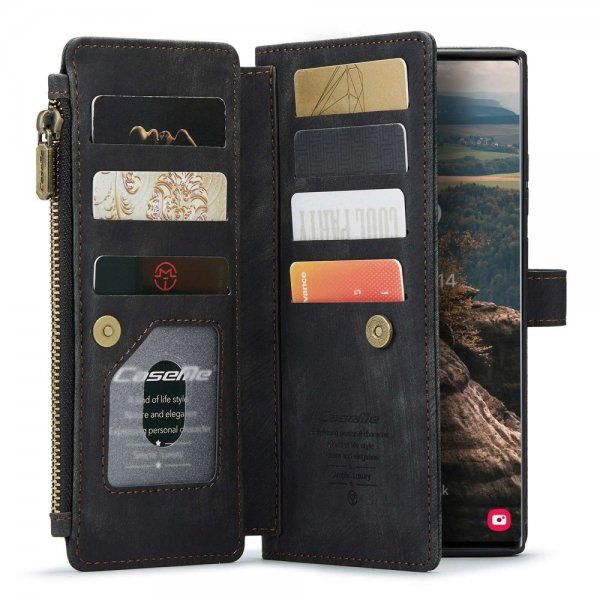 CaseMe Samsung Galaxy S22 Ultra Etui C30 Series Svart