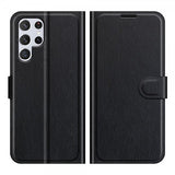Nordic Covers Samsung Galaxy S22 Ultra Etui Litchi Raven Black