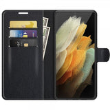 Nordic Covers Samsung Galaxy S22 Ultra Etui Litchi Raven Black