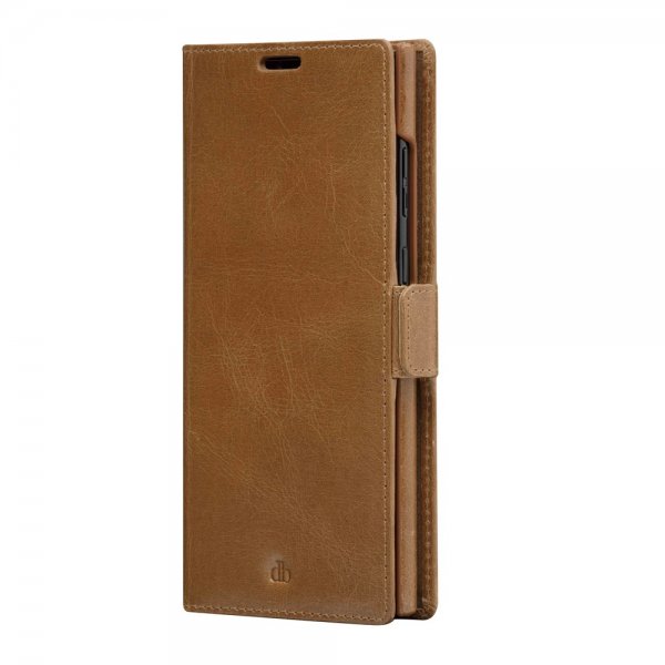 dbramante1928 Samsung Galaxy S22 Ultra Etui Lynge Avtakbart Deksel Tan