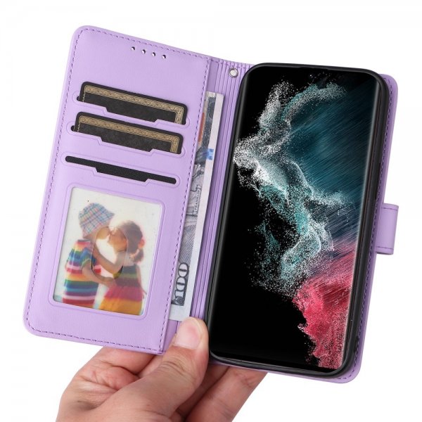 Betopnice Samsung Galaxy S22 Ultra Etui Avtagbart Deksel 005 Lilla