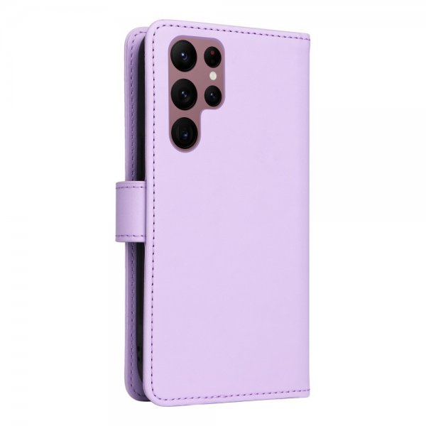 Betopnice Samsung Galaxy S22 Ultra Etui Avtagbart Deksel 005 Lilla