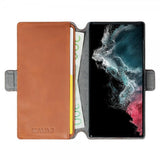 Kavaj Samsung Galaxy S22 Ultra Etui Phoenix Brun