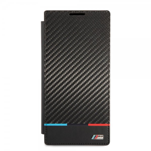 BMW Samsung Galaxy S22 Ultra Etui Tricolor Stripe Carbon Svart