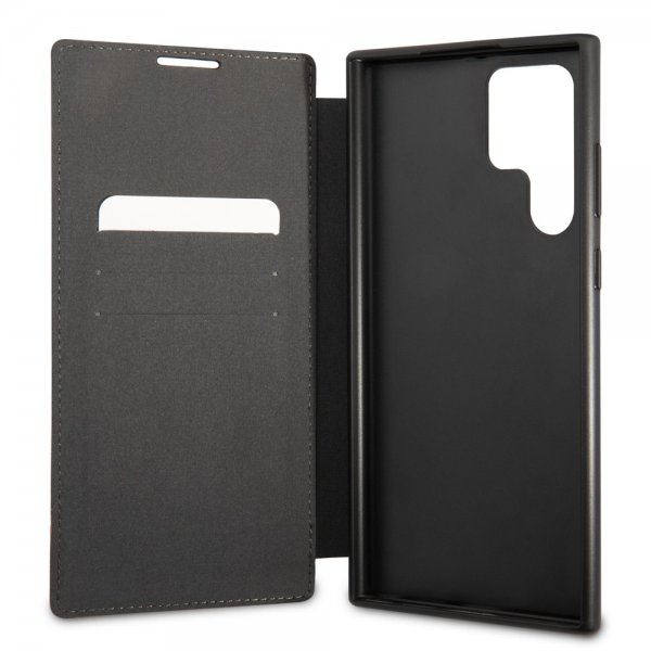 BMW Samsung Galaxy S22 Ultra Etui Tricolor Stripe Carbon Svart
