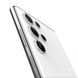 Spigen Samsung Galaxy S22 Ultra Kamerabeskytter GLAS.tR EZ Fit Optik Pro 2-pakning Phantom White