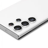 Spigen Samsung Galaxy S22 Ultra Kamerabeskytter GLAS.tR EZ Fit Optik Pro 2-pakning Phantom White