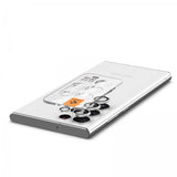 Spigen Samsung Galaxy S22 Ultra Kamerabeskytter GLAS.tR EZ Fit Optik Pro 2-pakning Phantom White