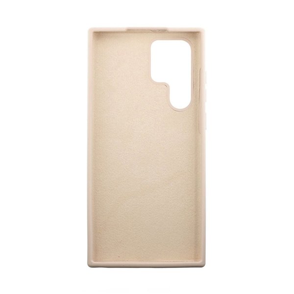 Rvelon Samsung Galaxy S22 Ultra Deksel Silikon Beige