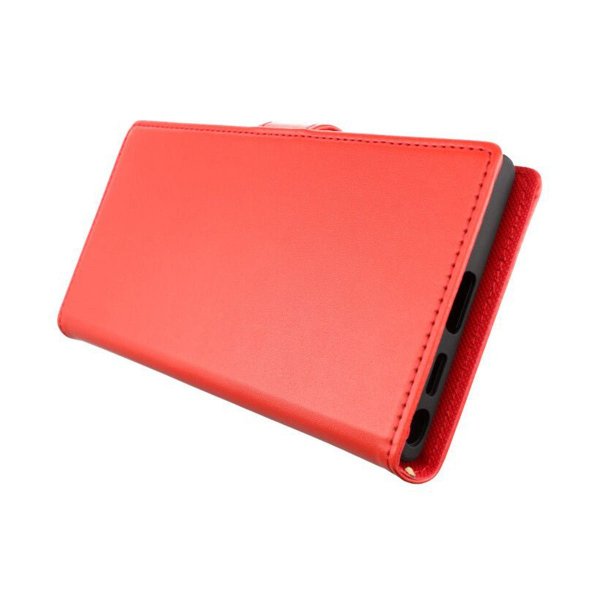 Rvelon Samsung Galaxy S22 Ultra Etui Detachable Wallet Case Rød