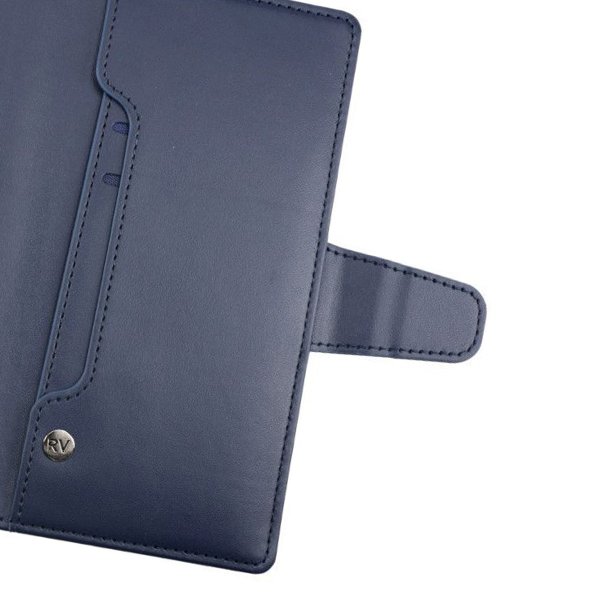 Rvelon Samsung Galaxy S22 Ultra Etui Utbrettbar Kortlomme Blå