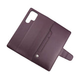 Rvelon Samsung Galaxy S22 Ultra Etui Utbrettbar Kortlomme Lilla