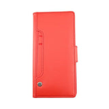 Rvelon Samsung Galaxy S22 Ultra Etui Utbrettbar Kortlomme Rød