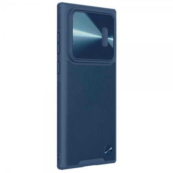 Nillkin Samsung Galaxy S22 Ultra Deksel CamShield Leather Blå
