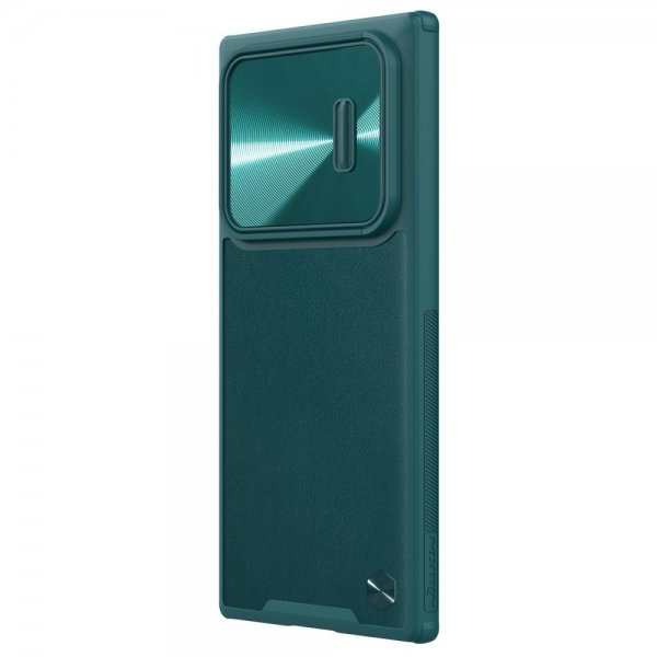 Nillkin Samsung Galaxy S22 Ultra Deksel CamShield Leather Grønn