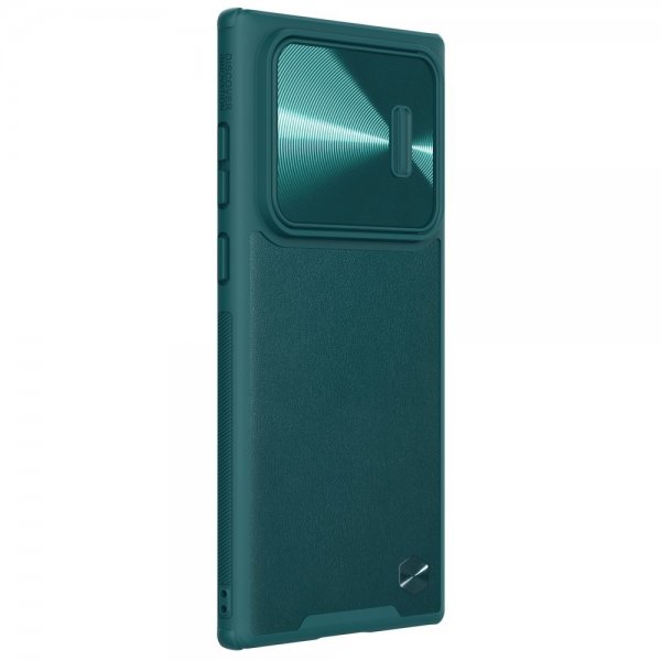 Nillkin Samsung Galaxy S22 Ultra Deksel CamShield Leather Grønn