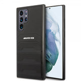 AMG Samsung Galaxy S22 Ultra Deksel Debossed Lines Svart