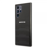AMG Samsung Galaxy S22 Ultra Deksel Debossed Lines Svart